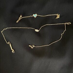 Kendra Scott necklace and bracelet gently use!